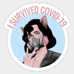 I survived Covid-19 Sticker